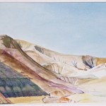 Road to Dead Sea, 2012 watercolor, 10" x 11"