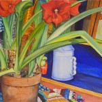 Amaryllis watercolor