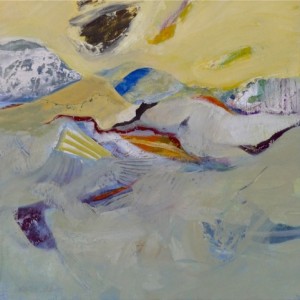 Reaching for Home, 2009 oil on panel, 16" x 16"