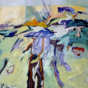 Fields of Hope, 2010 oil on panel, 18" x 18"