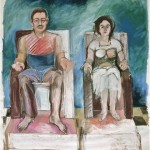 Ethel & Julius II pastel, 1984, 41" x 37"